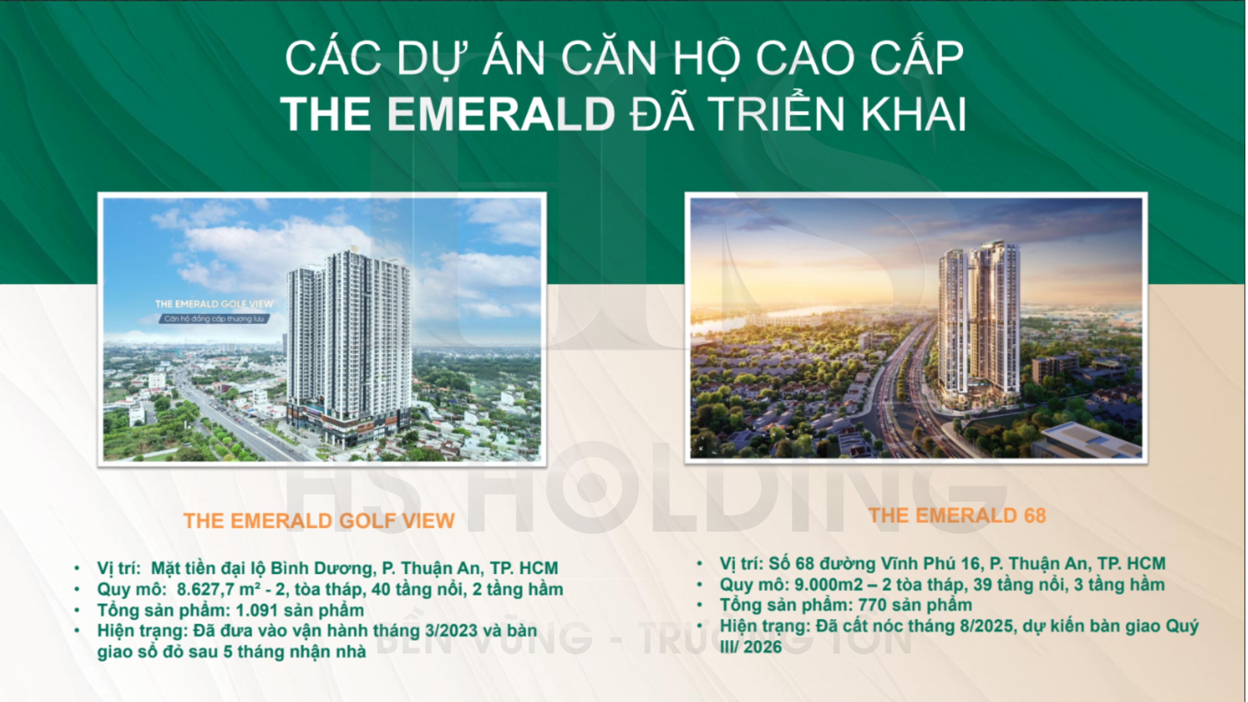 The Emerald Garden View