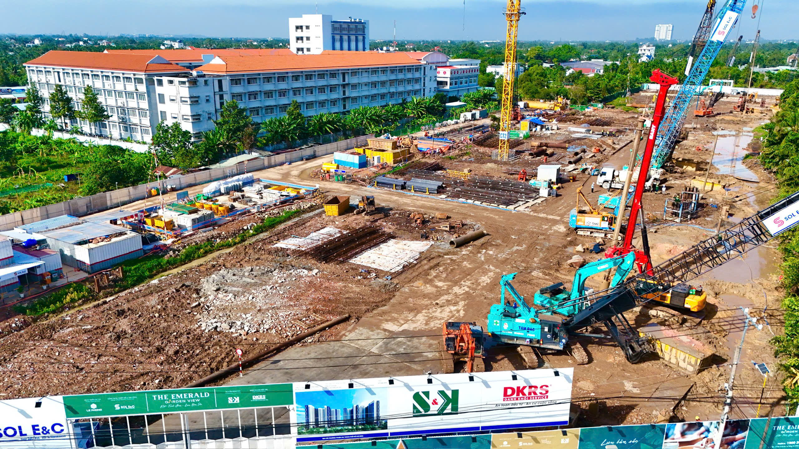 Tiến độ dự án The Emerald Garden View