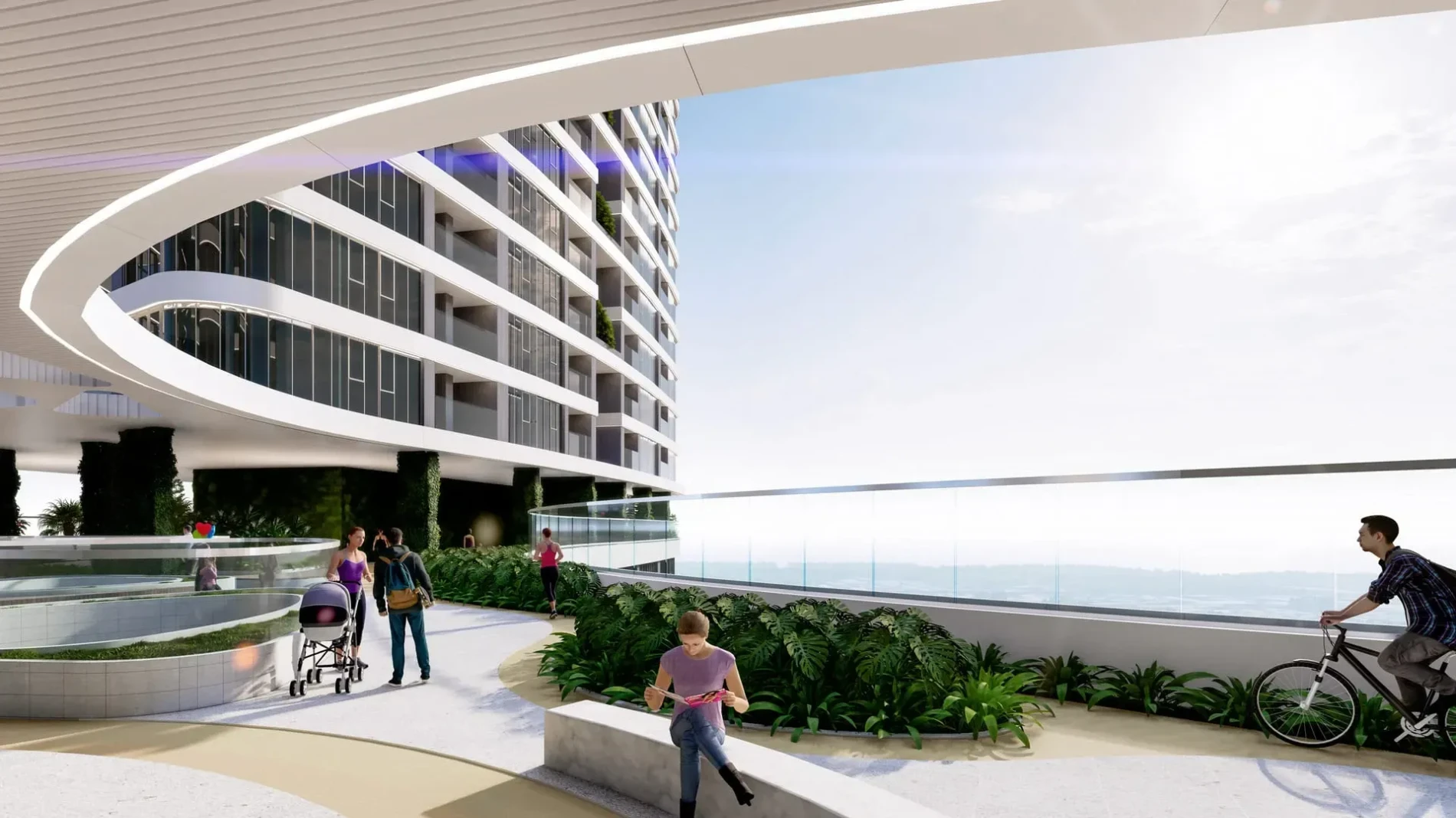 The Emerald Boulevard, The Emerald Garden View